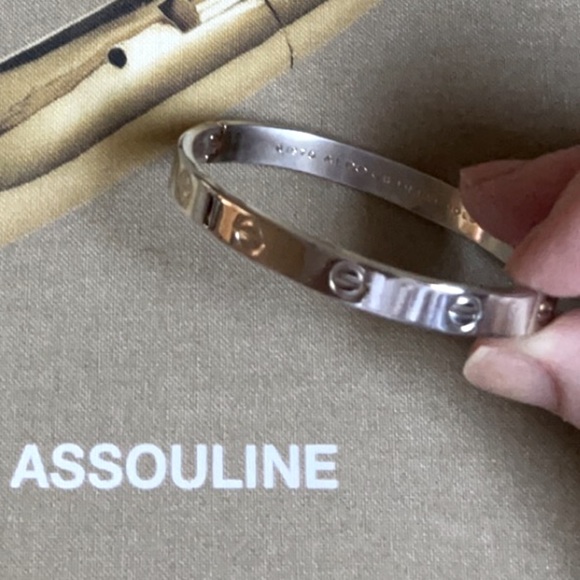 1970 PLATINUM PLATED Charles Revson AldoCipullo Love Bracelet❣️ - Picture 4 of 15